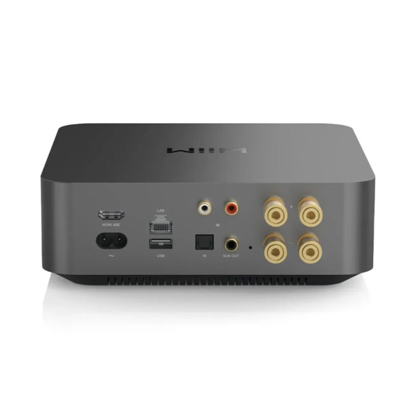 WiiM Amp Pro ojačevalec in avdio streamer – pogled 3